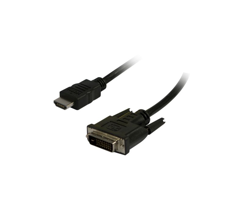 Kabel Video HDMI 1.4 => DVI-D,  2m, Ultra HD 4K*2K 3840*2160@30hz, Synergy21,