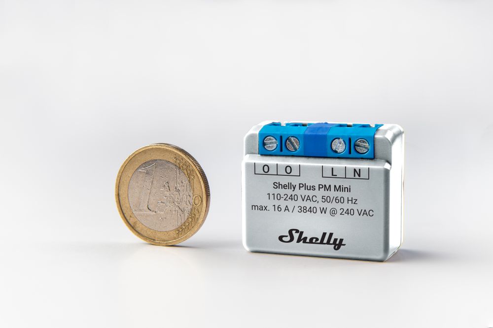 Shelly · Unterputz · "Plus PM Mini" · WLAN · BT