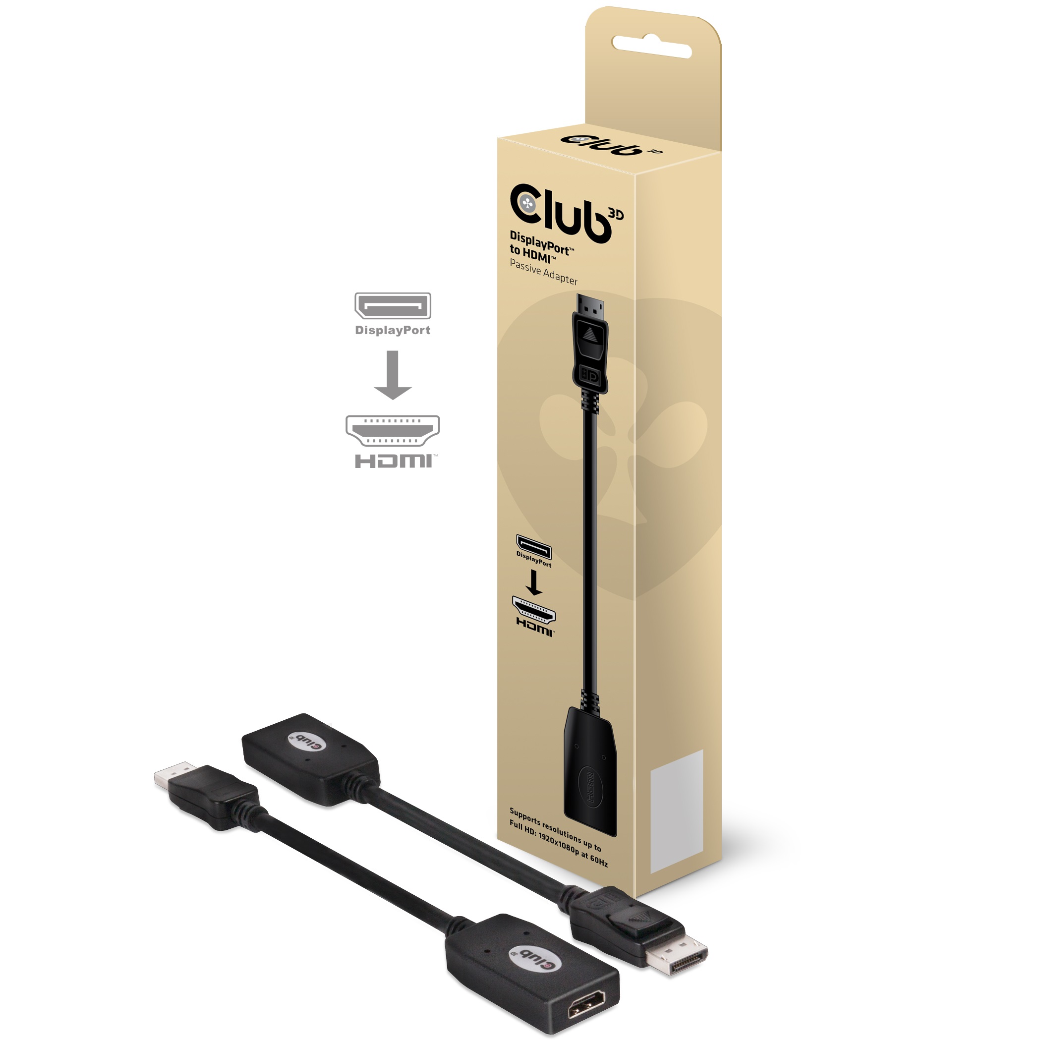 Adapter DisplayPort => HDMI  *Club3D* passiv