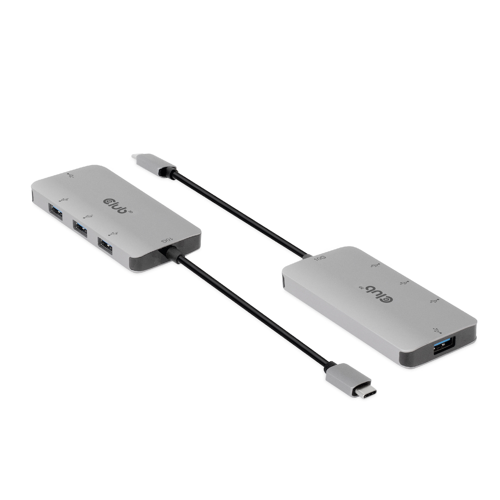 USB Hub 3.2 Typ C => 4-fach USB-A *Club3D*