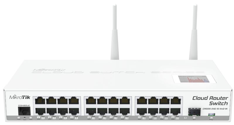 MikroTik Cloud Router Switch CRS125-24G-1S-2HnD-IN