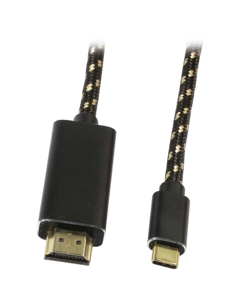 Kabel USB, C(St) => HDMI(St)  , 1.8m, USB3.1,  Ultra HD 4K*2K 3840*2160@60hz, V2.0, Synergy21,