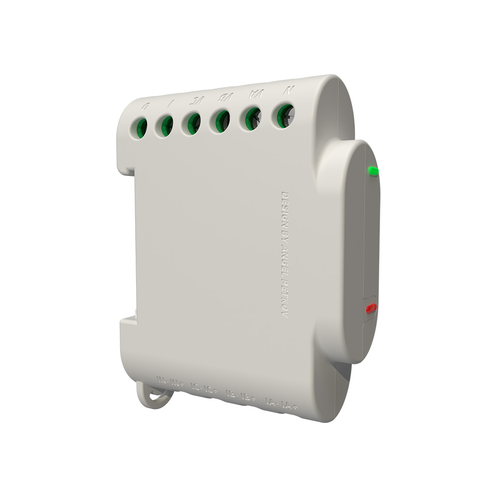 Shelly · Relais · \"3EM\" · WLAN compteur d´électricité · 3x 120A · 3 pinces incluses · fonction de mesure