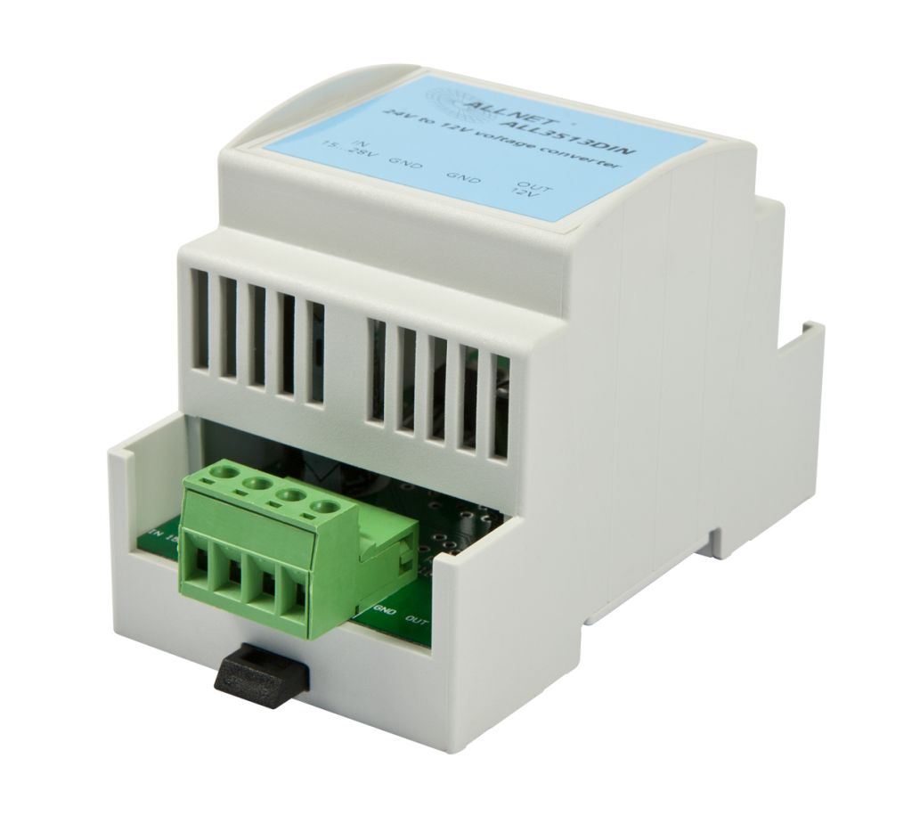 ALLNET replacement power supply/voltage converter 12V/1.5A IN: 15..~36VDC -> OUT: 12VDC / 24V to 12V / DC step-down converter