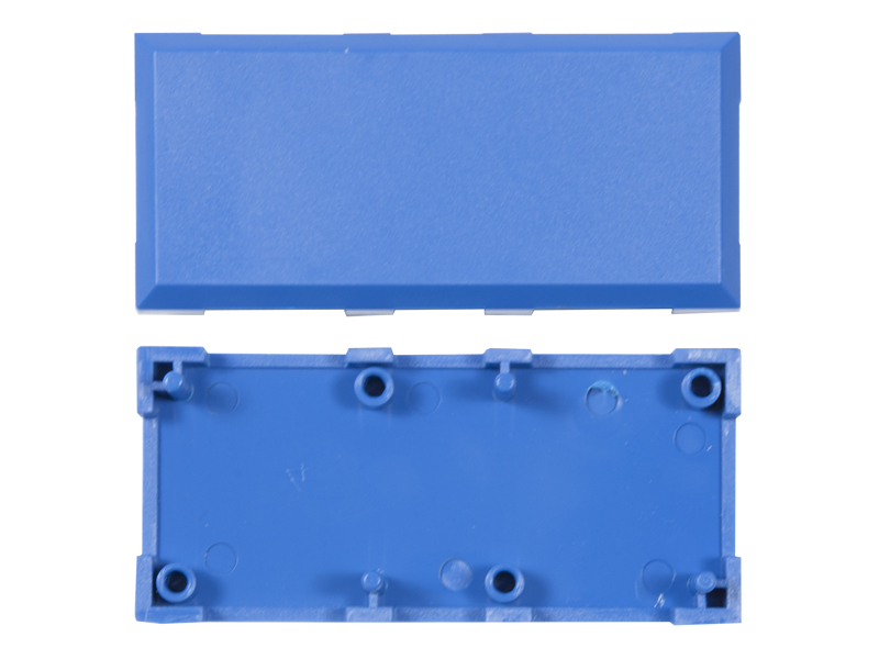 ALLNET Brick 'R' knowledge Kunststoffschale 2x1 blau oben und 