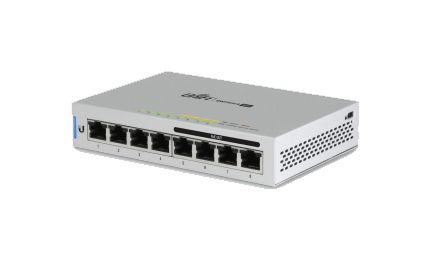 Ubiquiti UniFi Switch 8, 60W, 8 Gigabit RJ45 Ports, 4 PoE Po