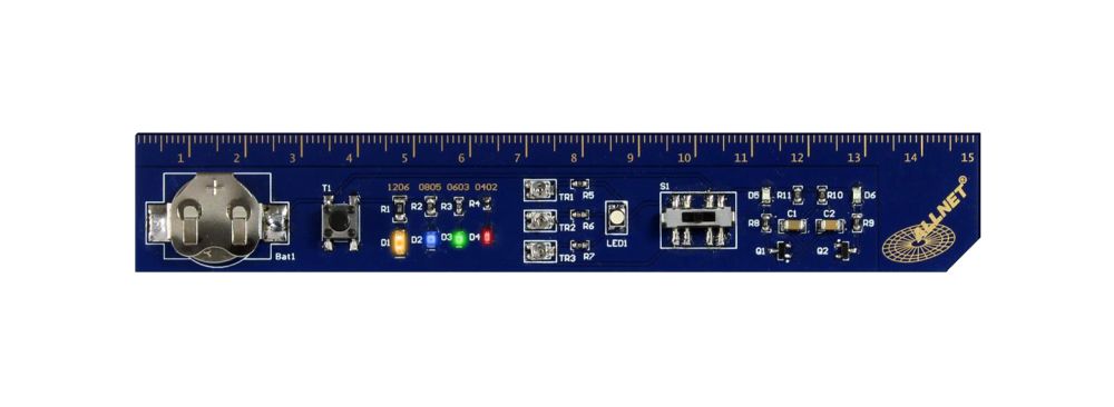 ALLNET SMD Lötbausatz "Licht Lineal" "Light Ruler"