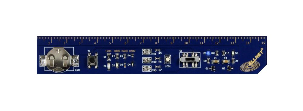 ALLNET SMD Lötbausatz "Licht Lineal" "Light Ruler"