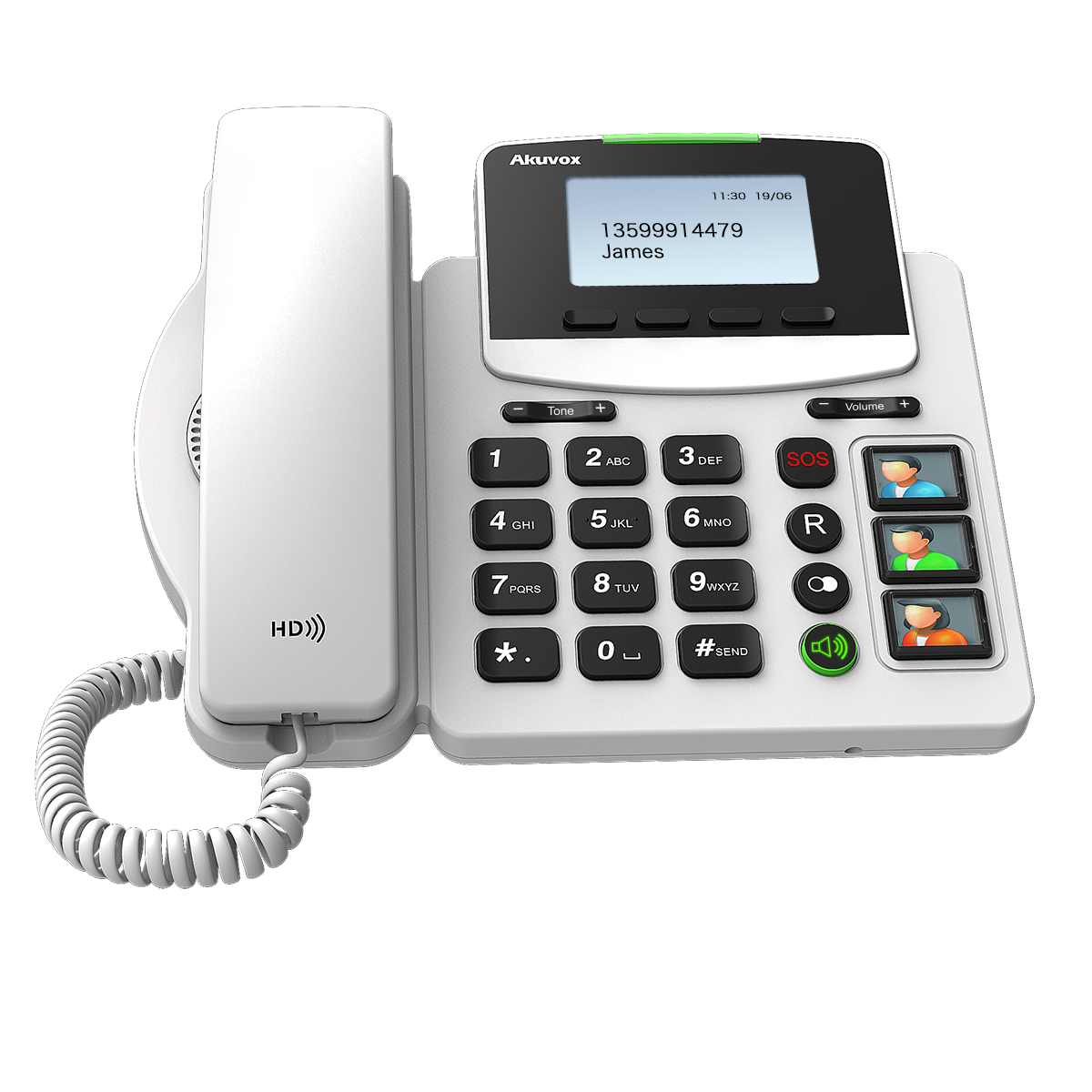 Akuvox R15P IP Phone Desktop BIG Button SIP