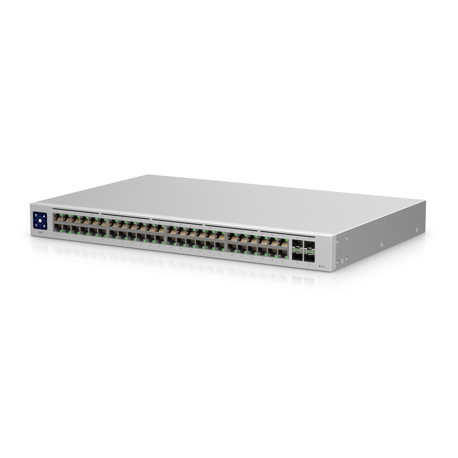 Ubiquiti Switch smart managed Layer2 52 Port • 48x GbE • 4x SFP • 19\" • Lüfterlos • UniFi • USW-48