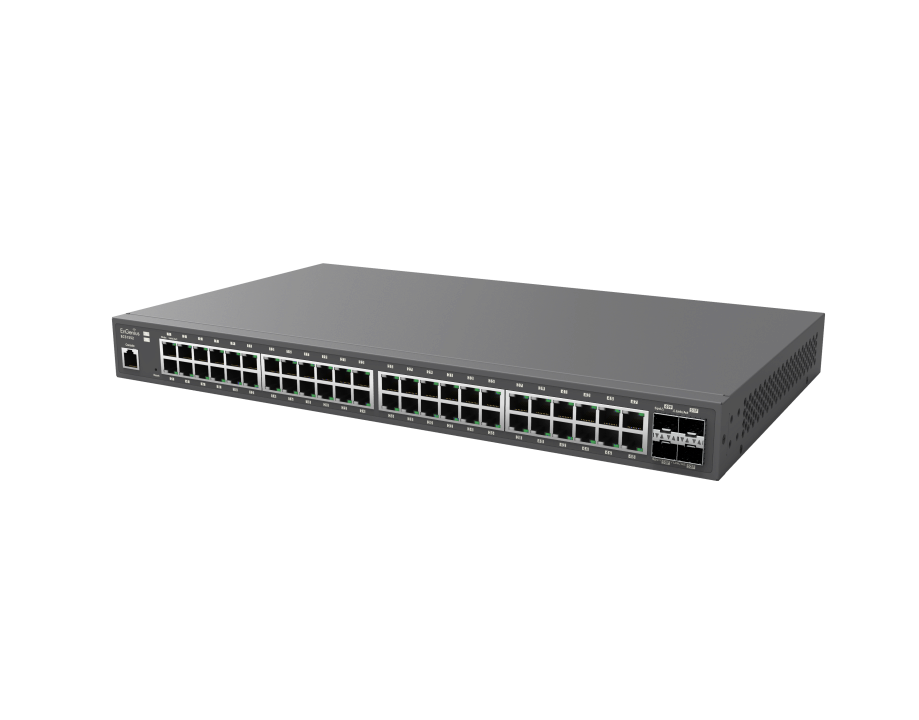 EnGenius Switch full managed Layer2+ 52 Port • 48x 1 GbE • 4x SFP+ • 19\" • ECS1552 • EnGenius Cloud