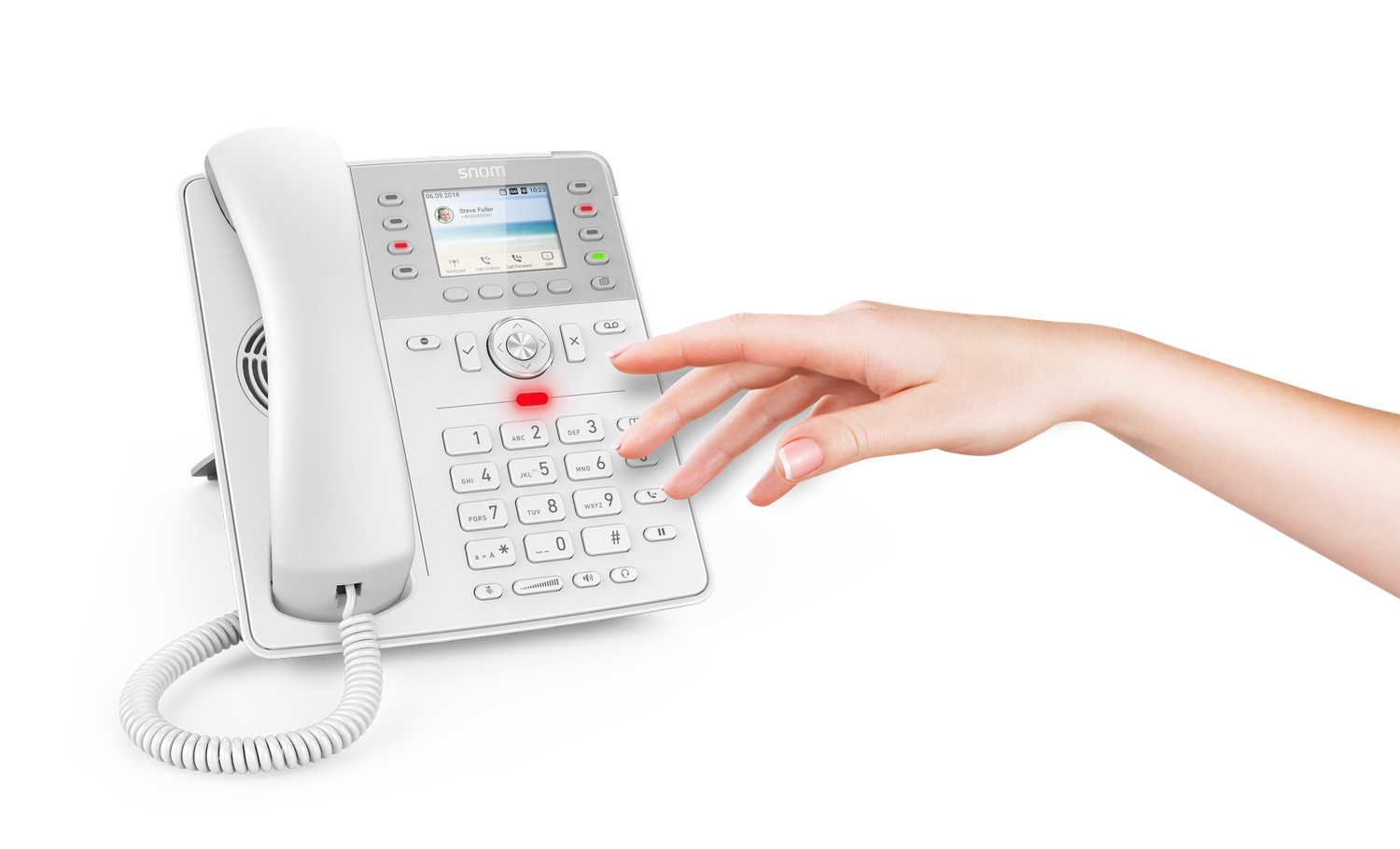 SNOM D735 VOIP Telefon (SIP), Gigabit, Weiss*USED* **B-WARE**