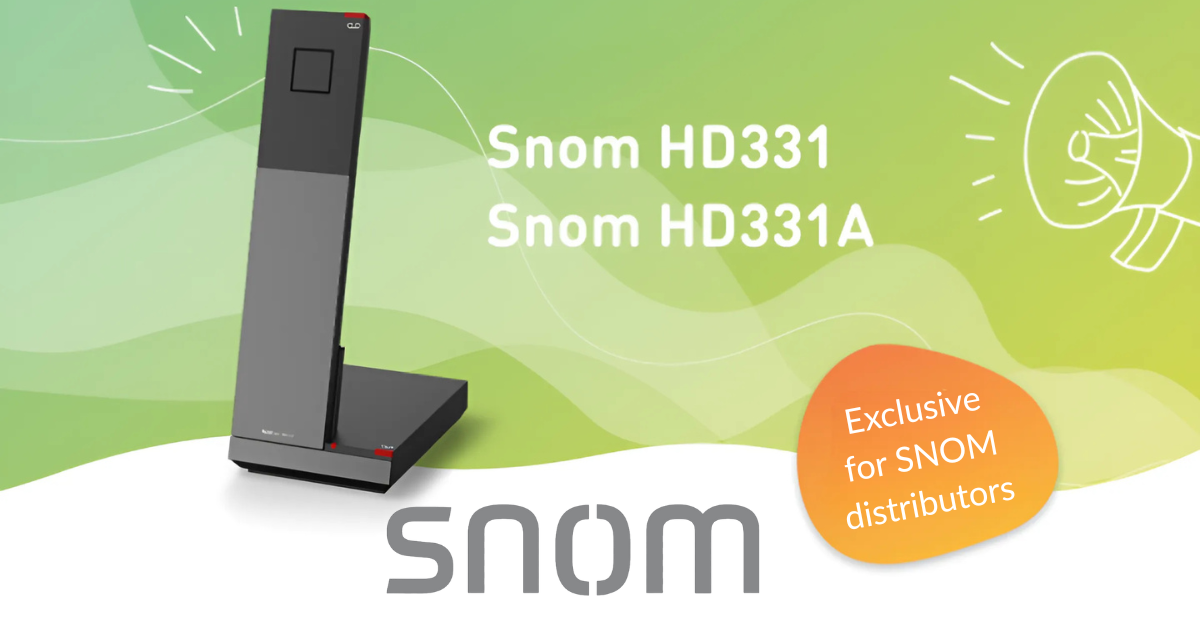🚀 EXCLUSIVITÉ DISTRIBUTEURS : Découvrez les nouveaux Snom Technology GmbH HD331 & HD331A ! 🎉