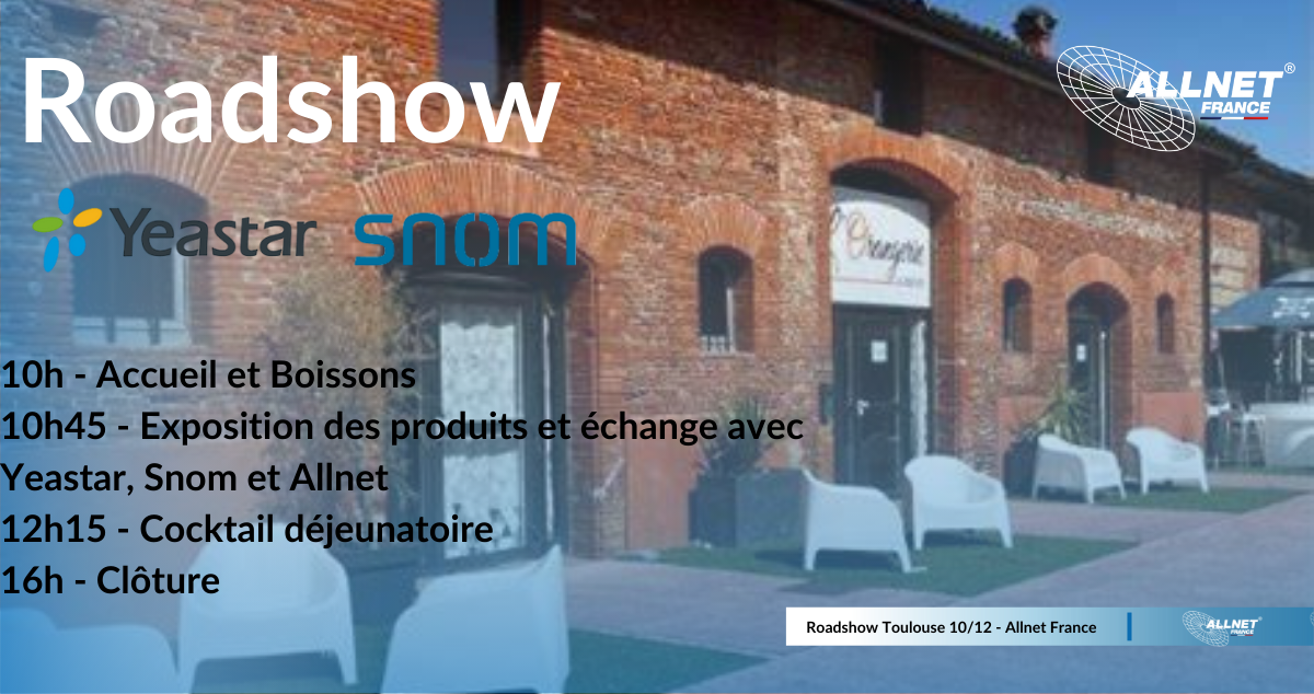 🎉 Venez nous rejoindre lors de notre Roadshow à Toulouse !🎉