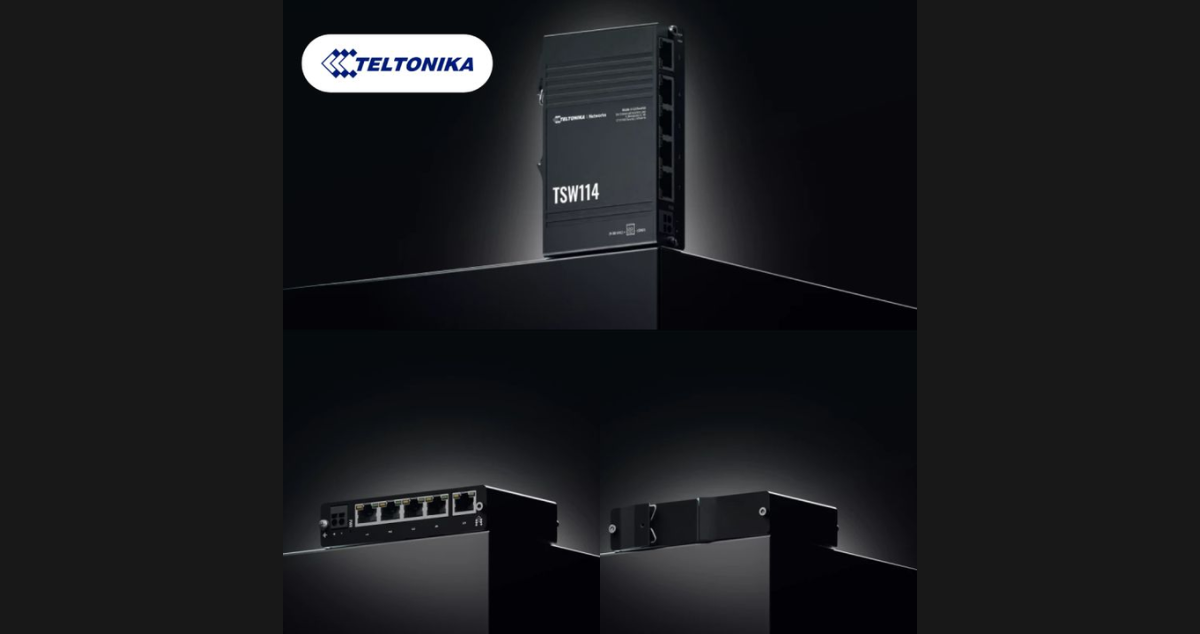 ⚡ Connectivité industrielle simplifiée avec le Teltonika TSW114 ⚡