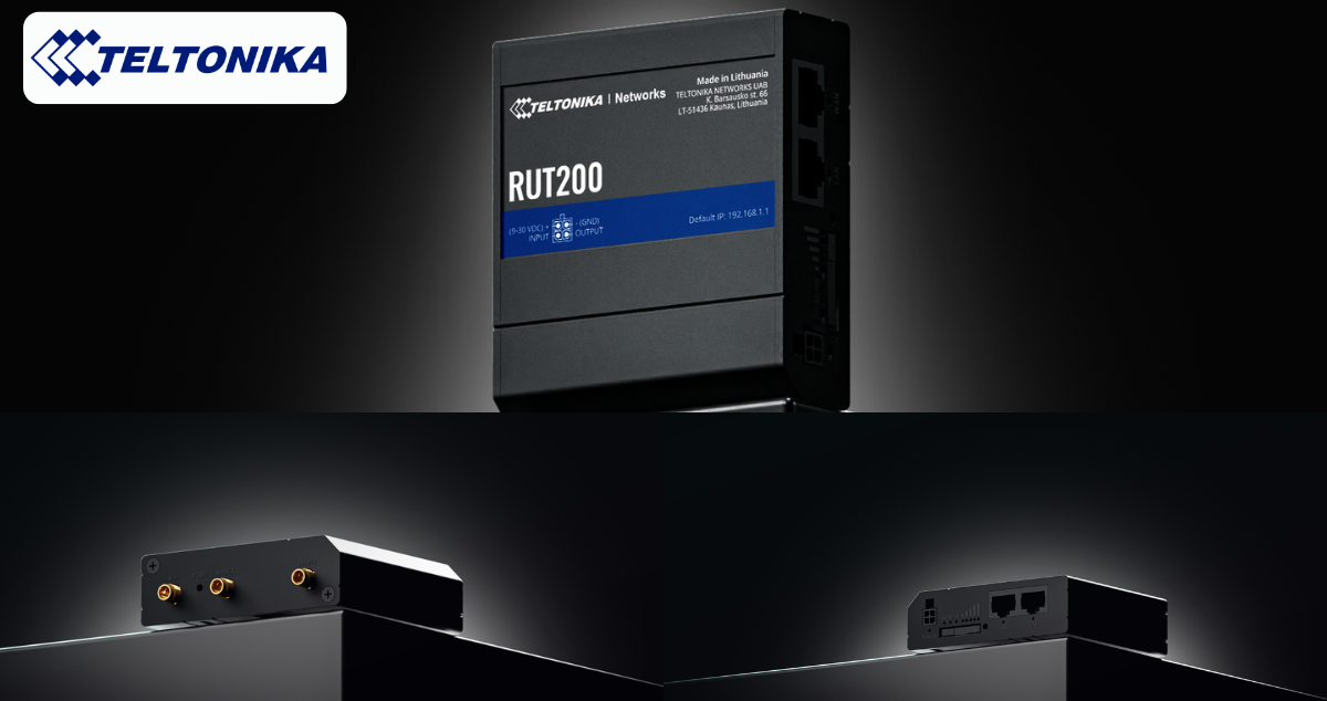 🚀 Découvrez le Teltonika Networks RUT200, le routeur industriel compact et robuste qui révolutionne la connectivité !