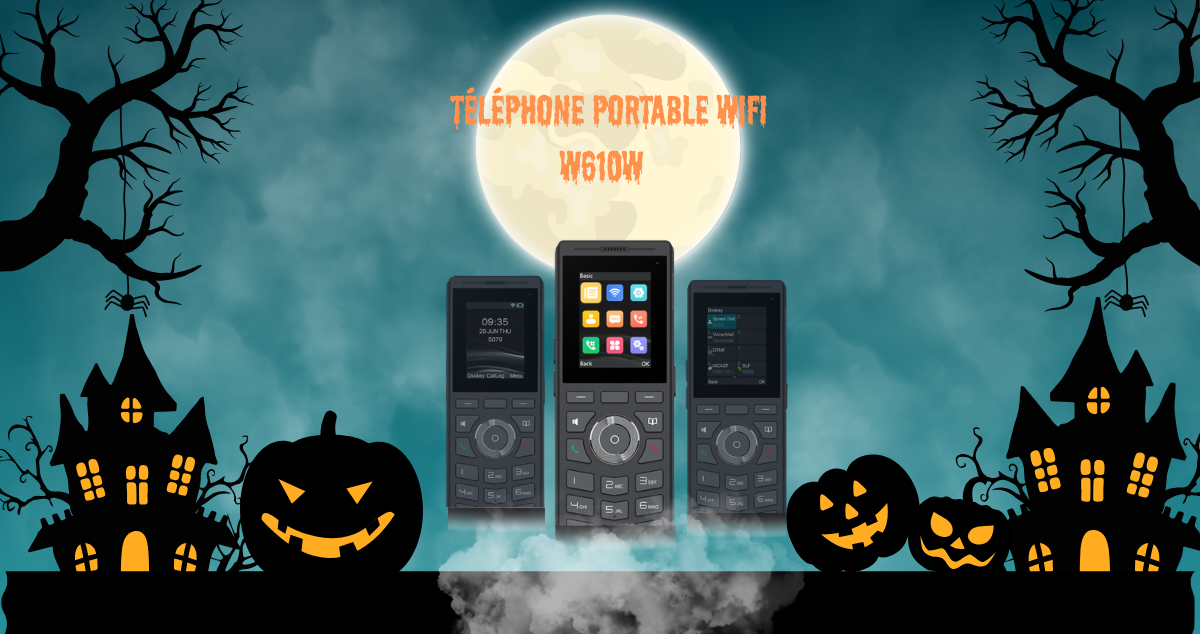 🕸️ Le Fanvil W610W, le téléphone sans fil qui ne vous hantera jamais avec des coupures ! 👻