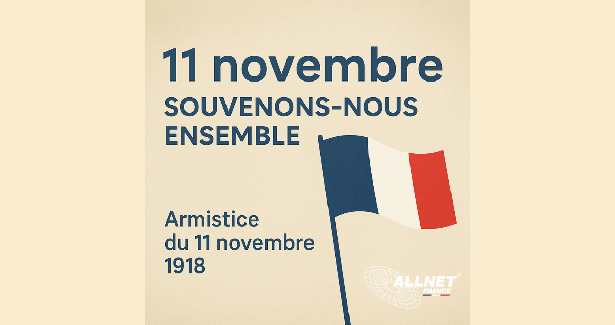 ALLNET France rend hommage à l’Armistice du 11 novembre 1918