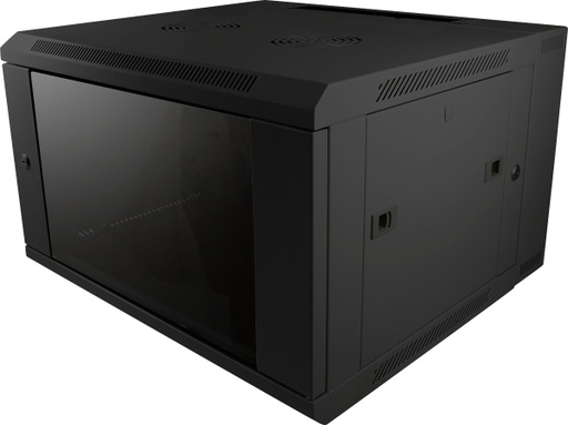 [ALL-SMB6612SCHWARZ] ALLNET 19Wandgehäuse, 12HE, 2-teilig, T600mm, Schwarz, SMB-Serie,