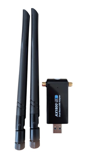 [ALL-WA1800AX-EXT] ALLNET Wireless AX 1800Mbps USB WLAN stick dongle ALL-WA1800AX-EXT avec antenne externe