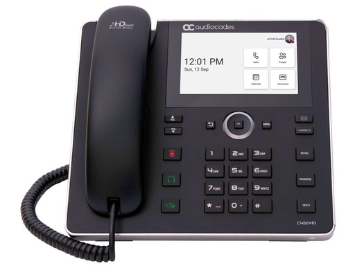 [IPC450HDEG] AudioCodes IPC450HD IP-Phone PoE GbE black