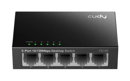 [FS105] Cudy 5-Port 10/100 Mbps Metal Switch, FS105