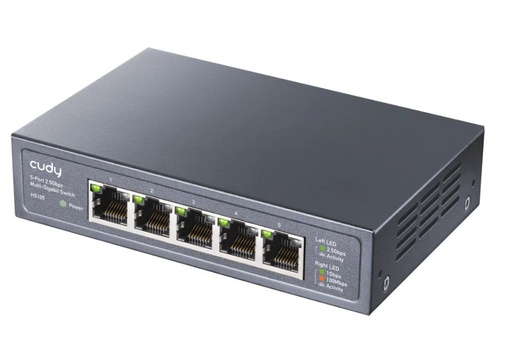 [HS105] Cudy 5-Port 2.5G Metal Switch, HS105