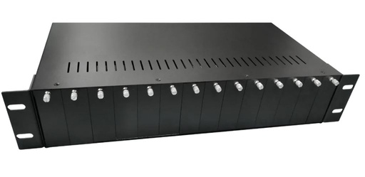 [MC1402] Cudy 2U 19-Inch 14-Slot Dual Power Chassis, MC1402