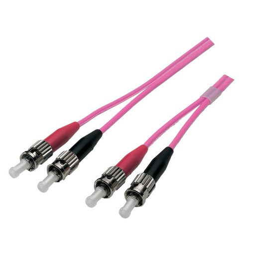 [O0348.15] LWL-2-Faser-Patchk. 15mtr. ST-ST, 50/125um, OM4