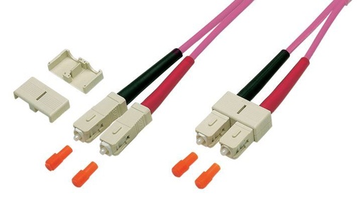[O0318.15] LWL-2-Faser-Patchk. 15mtr.SC-SC, 50/125um,OM4